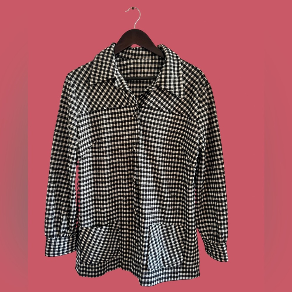 Cute plaid light jacket